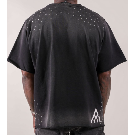 Paper Money Def Money Rhinestone Tee "Black"