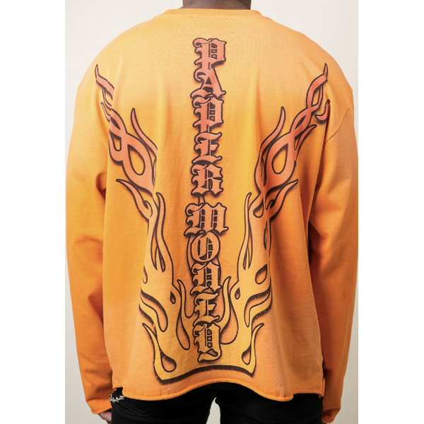 Paper Money Hellride L/S Tee "Orange"