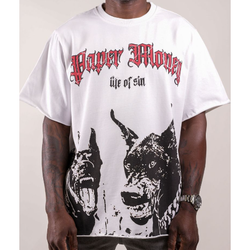 Paper Money Doberman Tee "White"