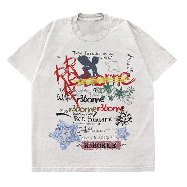 R3BORN Concerto Tee "White"