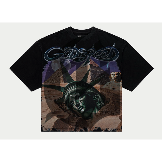 Godspeed Mother Cairo Tee "Black Wash"