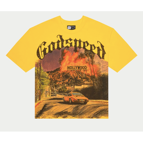 Godspeed Los Scandalous Tee "Sunset Yellow"