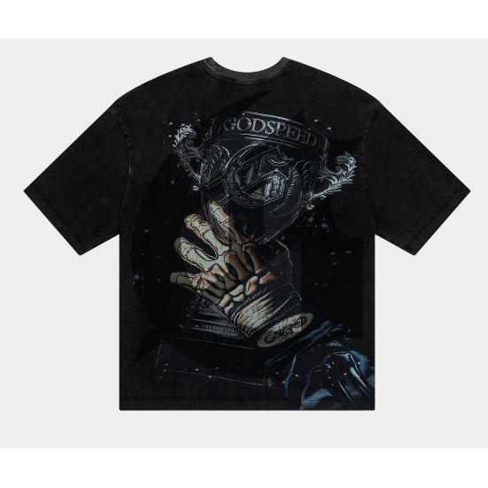 Godspeed F1 World Cup Tee "Black Wash"