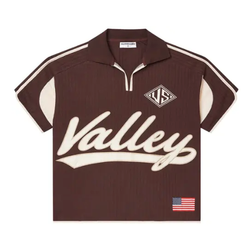 Vale British Tea Polo Tee "Brown"