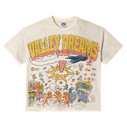 Vale Chaos Bling Tee "Cream"