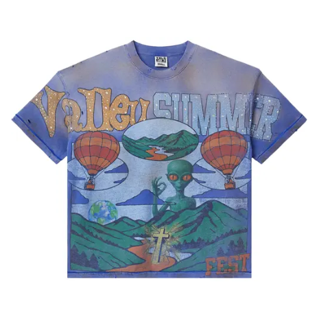 Vale Summer Slam Tee "Washed Blue"