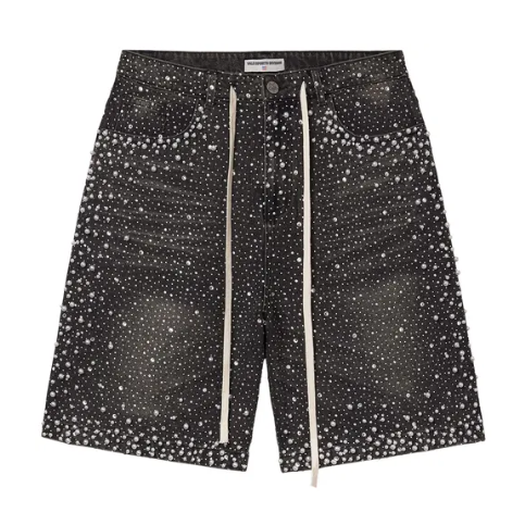 Vale Rainstorm Denim Shorts "Black"