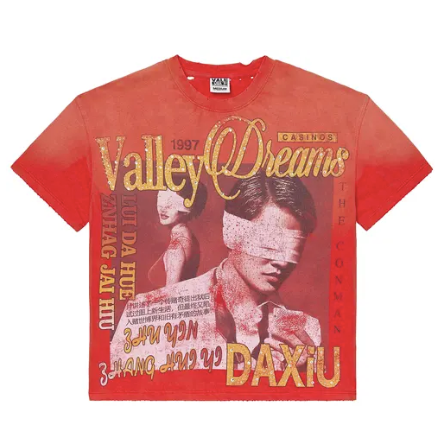 Vale Casino Bling Tee "Red"