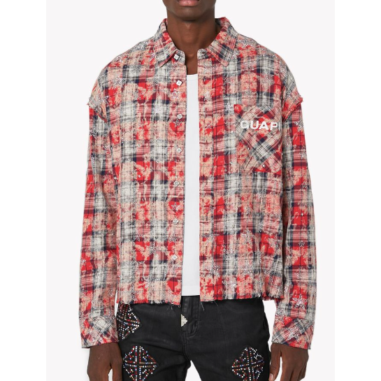 Guapi Stars Flannel "Vintage Red"