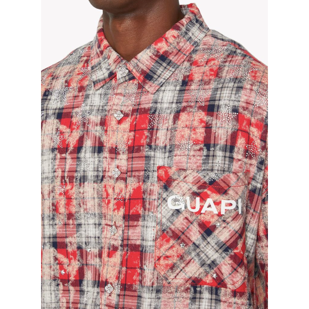 Guapi Stars Flannel "Vintage Red"