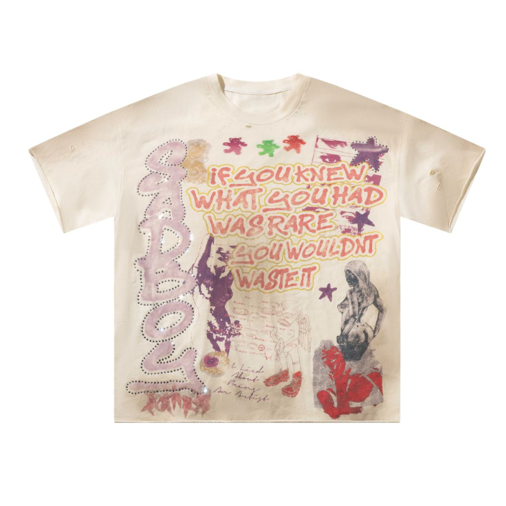 Sad Boy Saga Rare Tee "Cream"