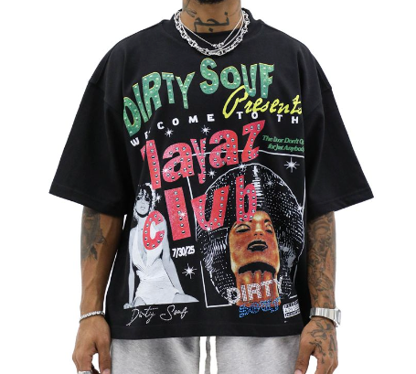 Heights District Playaz Club Tee "Black"