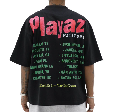 Heights District Playaz Club Tee "Black"