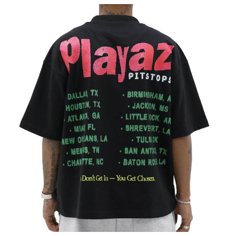 Heights District Playaz Club Tee "Black"