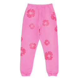 Denim Tears Mono Cotton Wreath Sweatpants "Pink"