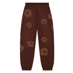Denim Tears Mono Cotton Wreath Sweatpants "Brown"
