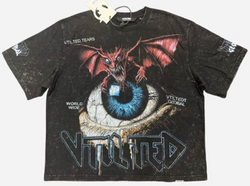 VTILTED Tears Tee "Black Wash"