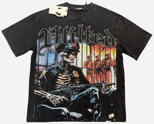 VTILTED Free Tee "Black Wash"