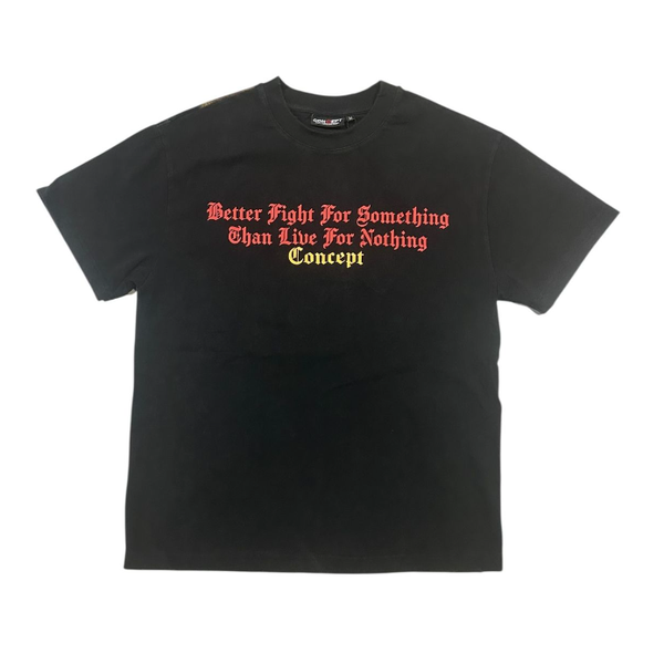 Concept LA Rose Tee "Black Wash"