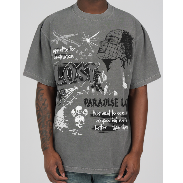 Paradise Lost System Failure Tee "Cement"