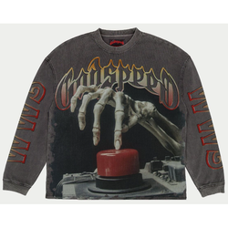 Godspeed Code Red L/S Tee "Grey Wash"