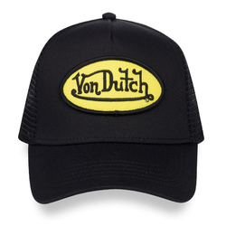 Von Dutch Staple Trucker Hat "Black/Yellow"