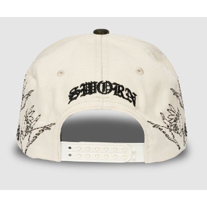 Sworn To Us Spirit Snapback Hat "Camo/Cream"