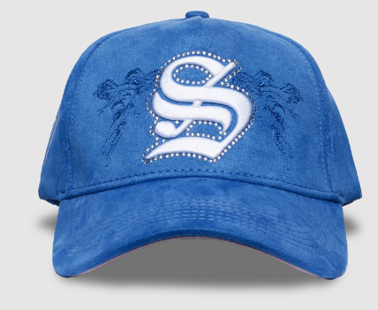Sworn To Us Icon Suede Snapback Hat "Royal Blue"