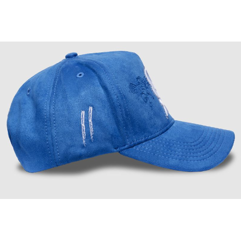 Sworn To Us Icon Suede Snapback Hat "Royal Blue"
