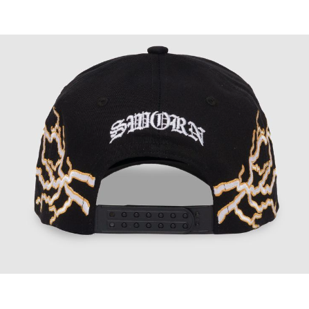Sworn To Us Lightning City Of Angels Snapback Hat "Black/Yellow"