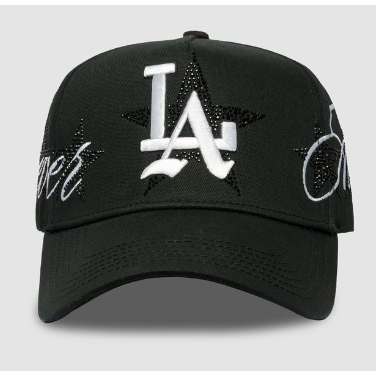 Sworn To Us A&F Crystals Snapback Hat "Black"