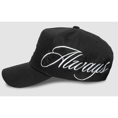 Sworn To Us A&F Crystals Snapback Hat "Black"