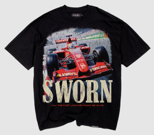 Sworn To Us Final Lap Tee "Black"
