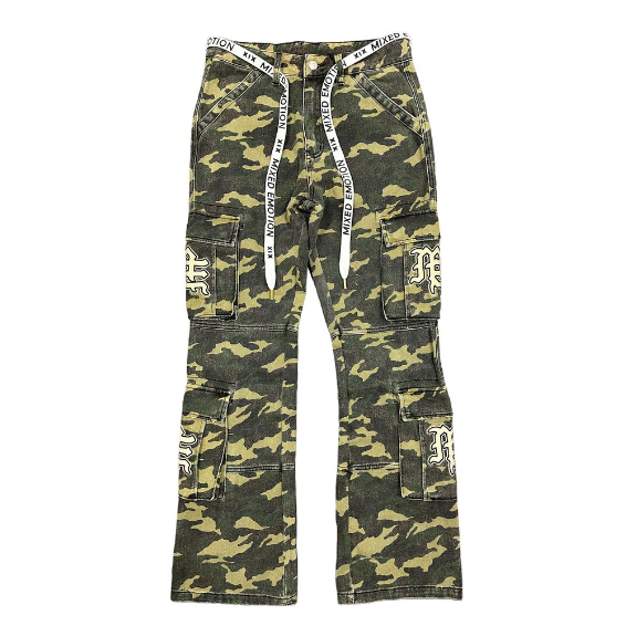 Mixed Emotion Cargo Pants "Camo"