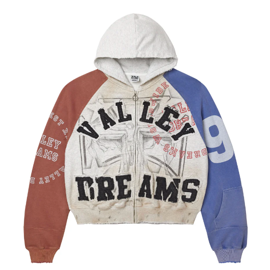 Vale Patriot Chop N Screw Zip Up Hoodie