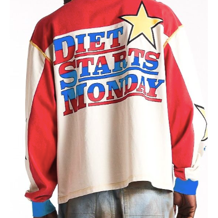 Diet Starts Monday Supercross L/S Tee "Red"