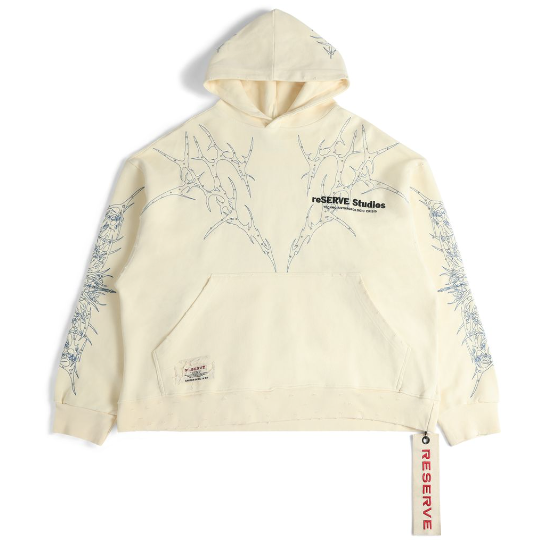 Reserve Crisis Hoodie "Bone"
