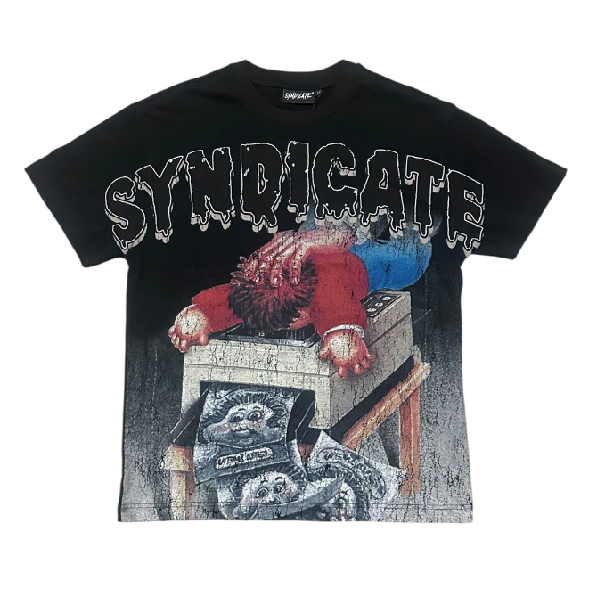 Syndicate Copy Fax Tee "Black"