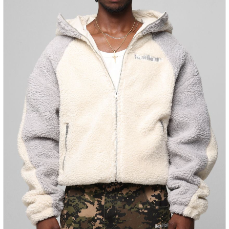 Loiter Speedway Fleece Jacket "Stone"