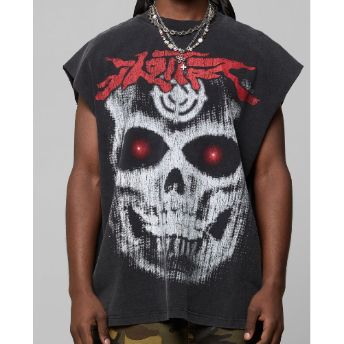 Loiter Ski Mask Sleeveless Tee "Vintage Black"