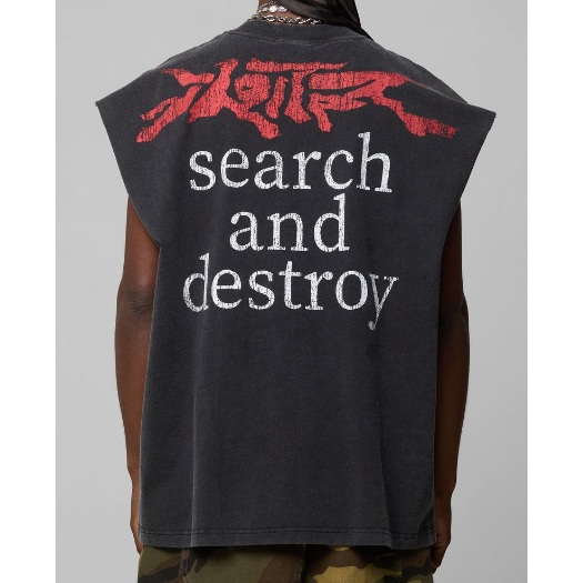 Loiter Ski Mask Sleeveless Tee "Vintage Black"