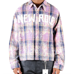 Love To Kleep New Role Cropped Flannel  "Basal Lavender"