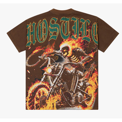 Xhostile Ghost Rider Tee "Brown"