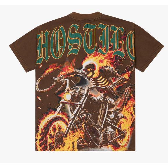 Xhostile Ghost Rider Tee "Brown"
