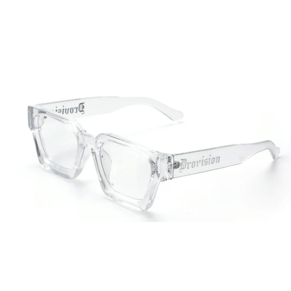 Drovision Square Sunglasses "Clear”
