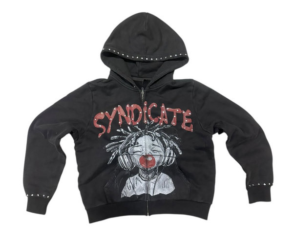 Syndicate Youth Zip Hoodie "Black"