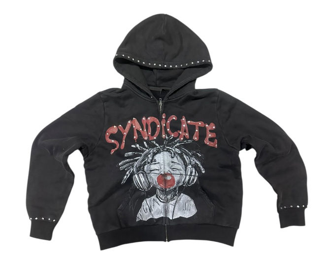 Syndicate Youth Zip Hoodie "Black"