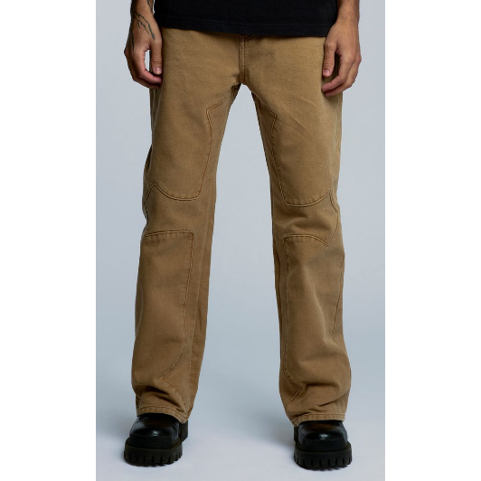 Revenge Apparel Cross Canvas Pants "Washed Brown"
