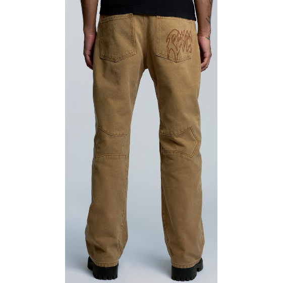 Revenge Apparel Cross Canvas Pants "Washed Brown"