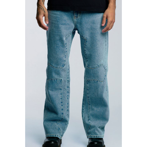 Revenge Apparel Cross Canvas Pants "Washed Indigo"